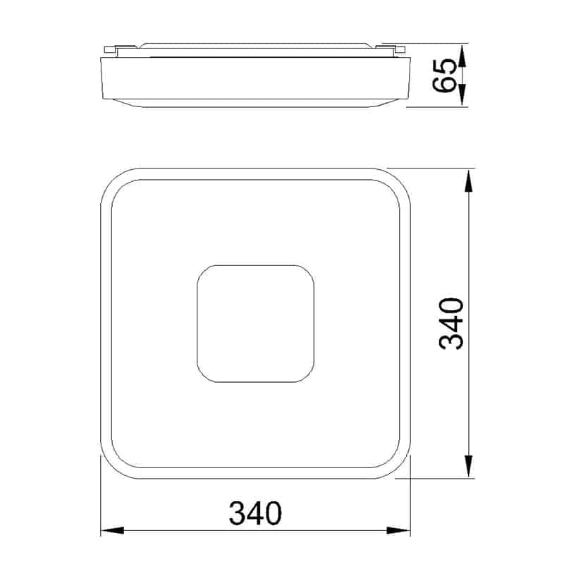 Mantra Coin Plafón LED 56W 2700K-5000K Control Remoto dorado 7927