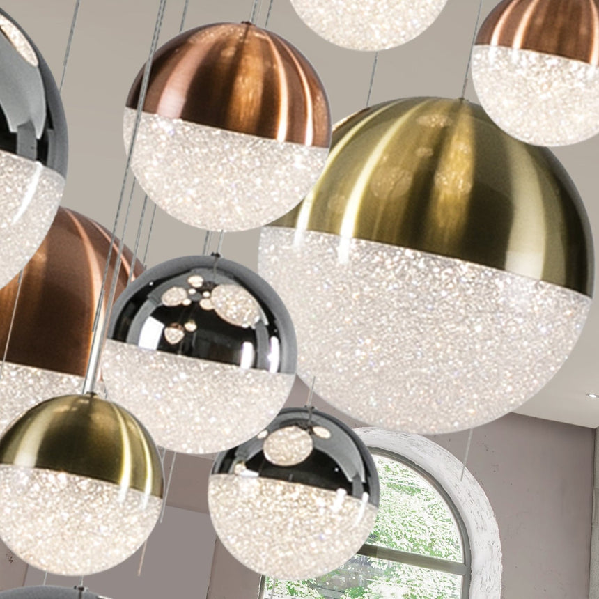 Schuller Sphere Lámpara de techo colgante 14 luces LED 60cm 5m dimable 793258GB