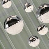 Schuller Sphere Lámpara de techo colgante 14 luces LED cromo 60cm dimable 793269GB