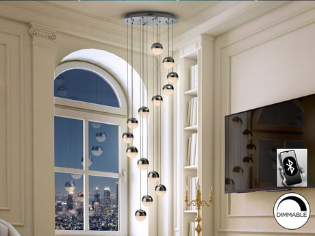 Lámpara de techo colgante bolas Schuller Sphere grande  - vista 5