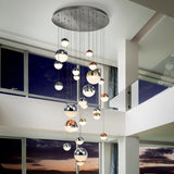 Schuller Sphere Gran Lámpara de techo colgante 80cm 27 luces CCT 793960GK