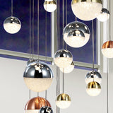 Schuller Sphere Gran Lámpara de techo colgante 80cm 27 luces CCT 793960GK