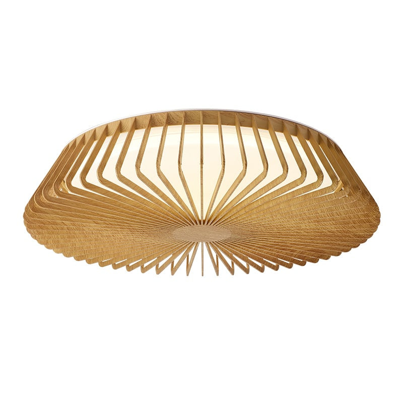 Mantra Himalaya Ceiling Plafón LED 80W 3000K madera, beige, marrón 7964