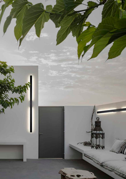 Iluminación exterior de pared blancos