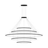 Lámpara de techo colgante LedsC4 Circular Inward 5 Rings ( ) grande LED CD4E-00V9AZOS05