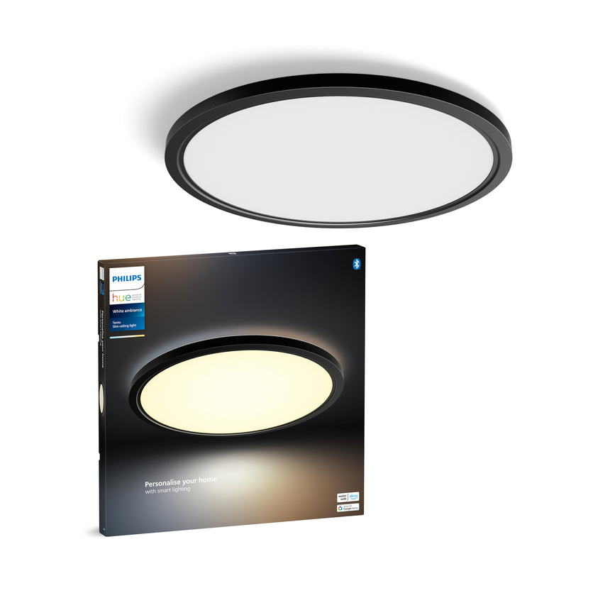 Philips Hue Plafón Tento negro White Ambiance 25W 3500lm 8720169330856