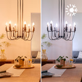 Bombilla LED Vela Philips WiZ C37 4,9W E14 2700K 470lm 372382