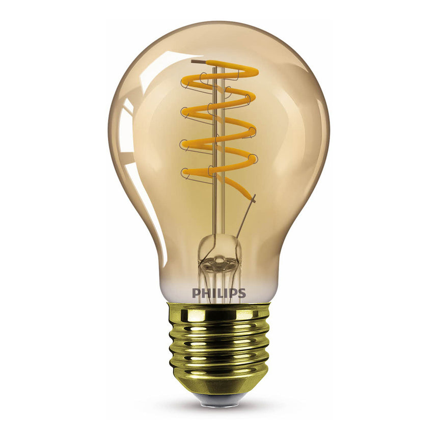 Bombilla de filamento Philips Classic regulable ámbar A60 25W E27 1800K 250lm 315433 - imagen 3