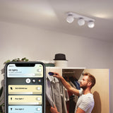 Philips Hue Foco Buckram blanco White Ambiance 5W 871951433910100 350lm - imagen 3