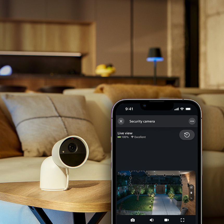 Philips Hue Security Cámara inteligente Secure blanco IP65 8721103045775