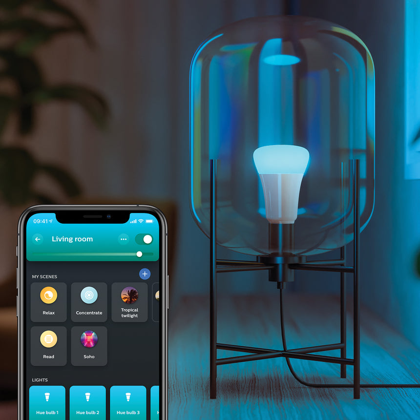 Philips Hue White and Color Ambiance Kit de inicio blanco RGBW E27 9W 806lm (2 uds) 32836500 - imagen 3