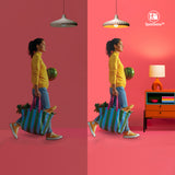 WiZ White and Color Ambiance Lámpara de mesa RGBW 10,5W 800lm (2 uds) 9514554177 - imagen 3 | Philips