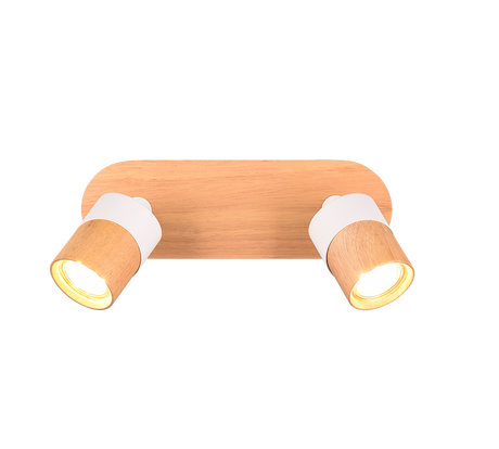 Foco Trio Aruni LED madera 3000K Ø6,5cm 801100231