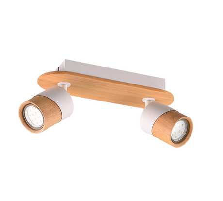 Foco Trio Aruni LED madera 3000K Ø6,5cm 801100231