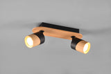 Foco Trio Aruni LED madera 3000K Ø6,5cm 801100232