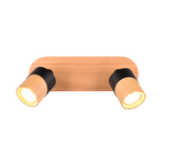 Foco Trio Aruni LED madera 3000K Ø6,5cm 801100232