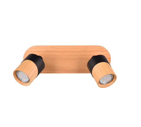 Foco Trio Aruni LED madera 3000K Ø6,5cm 801100232