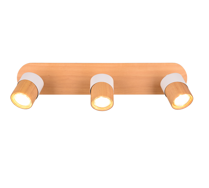 Foco Trio Aruni LED madera 3000K 48cm 801100331