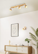 Foco Trio Aruni LED madera 3000K 48cm 801100331