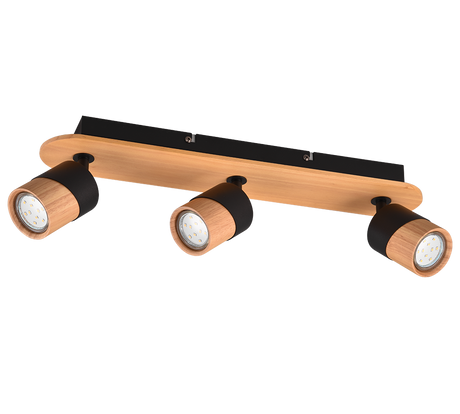 Foco Trio Aruni LED madera 3000K 48cm 801100332