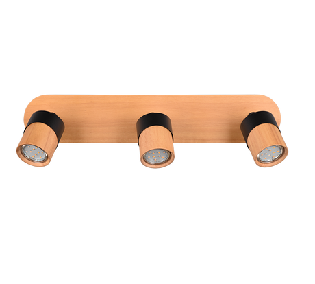 Foco Trio Aruni LED madera 3000K 48cm 801100332