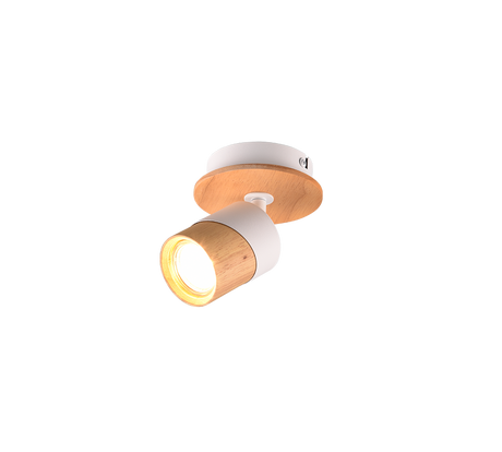 Foco Trio Aruni LED madera 3000K Ø6,5cm 801170131