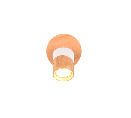 Foco Trio Aruni LED madera 3000K Ø6,5cm 801170131