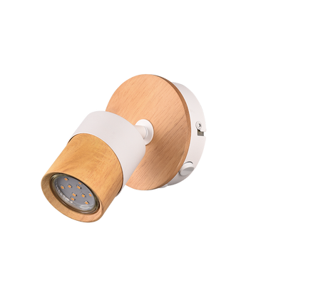 Foco Trio Aruni LED madera 3000K Ø6,5cm 801170131