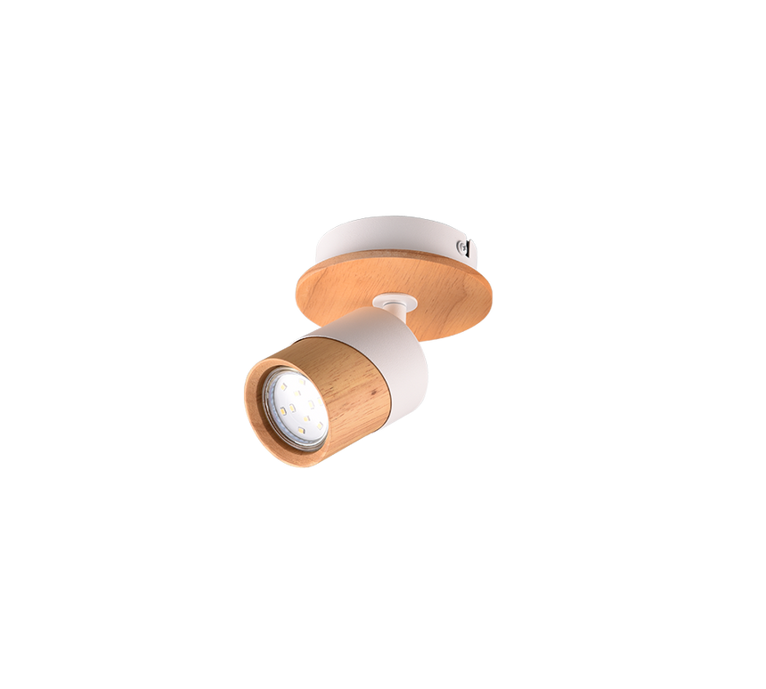 Foco Trio Aruni LED madera 3000K Ø6,5cm 801170131