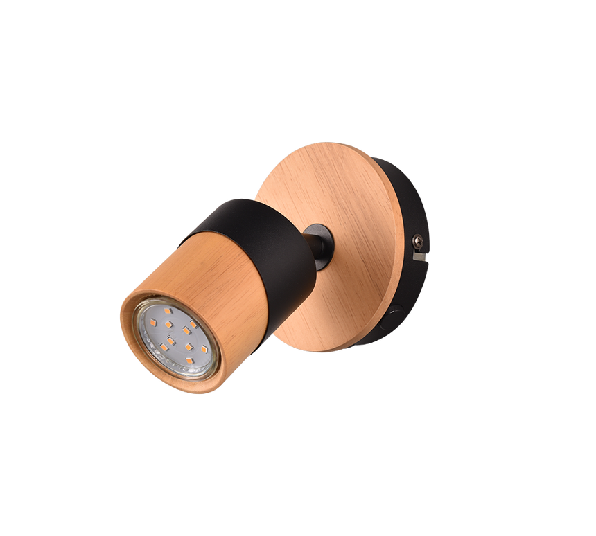 Foco Trio Aruni LED madera 3000K Ø6,5cm 801170132