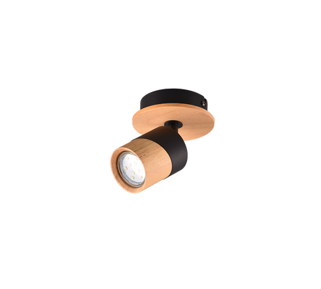 Foco Trio Aruni LED madera 3000K Ø6,5cm 801170132