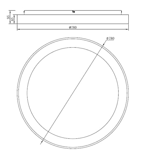 Plafón Ofertas-2 Dto 30% Mantra blanco 8019