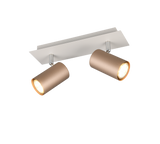 Foco Trio Marley 2 luces marrón café 802400265