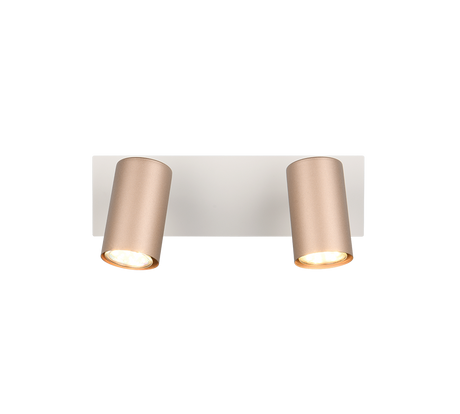 Foco Trio Marley 2 luces marrón café 802400265 - vista 2