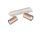 Foco Trio Marley 2 luces marrón café 802400265 - vista 3