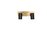 Trio Marley Foco de metal schwarz-gold 802400280