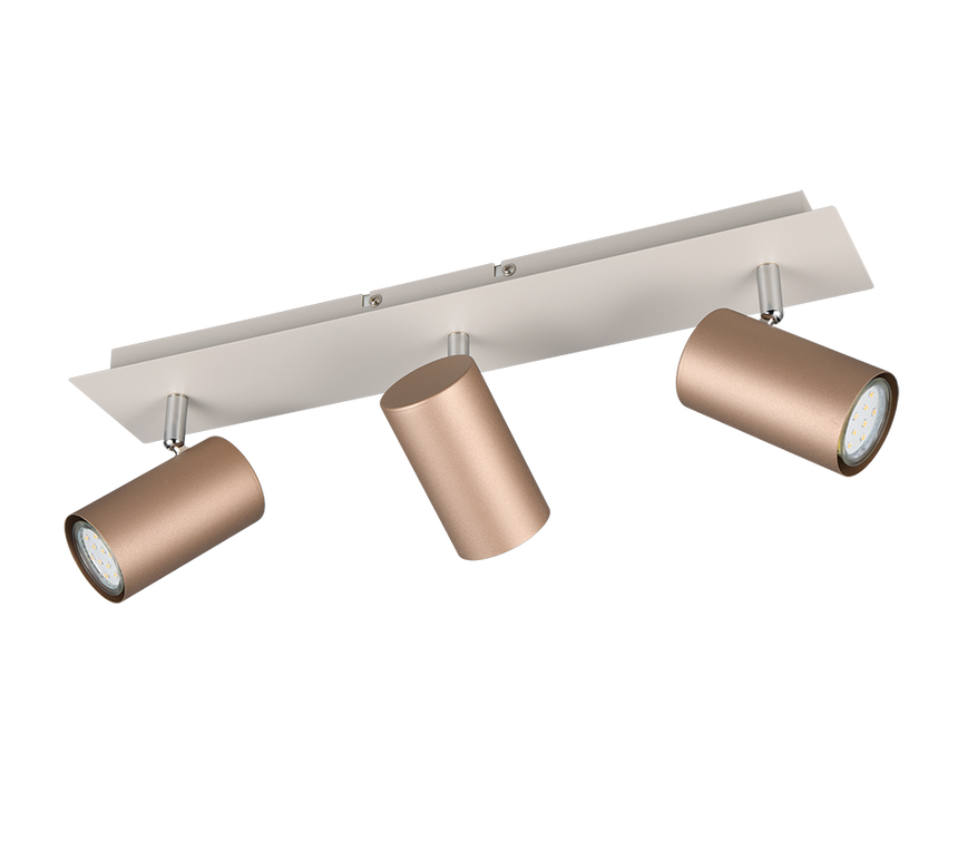 Foco Trio Marley 3 luces marrón café 48cm 802400365 - vista 3