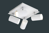 Foco Trio Marley 4 luces blanco 8