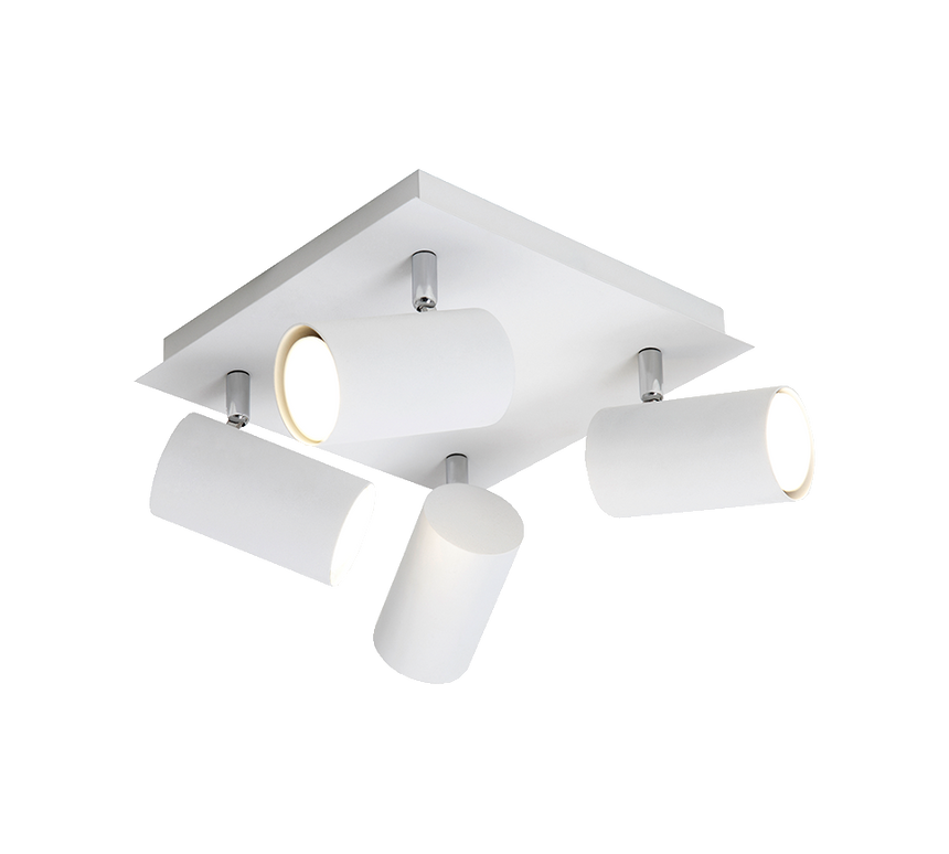Foco Trio Marley 4 luces blanco 8