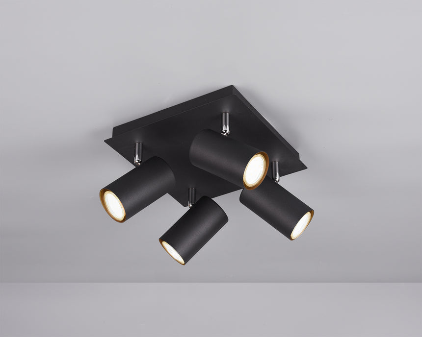Trio Marley Metal spotlight black mat 802430432