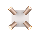 Foco Trio Marley 4 luces marrón café 802430465 - vista 2