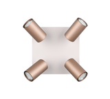 Foco Trio Marley 4 luces marrón café 802430465 - vista 4