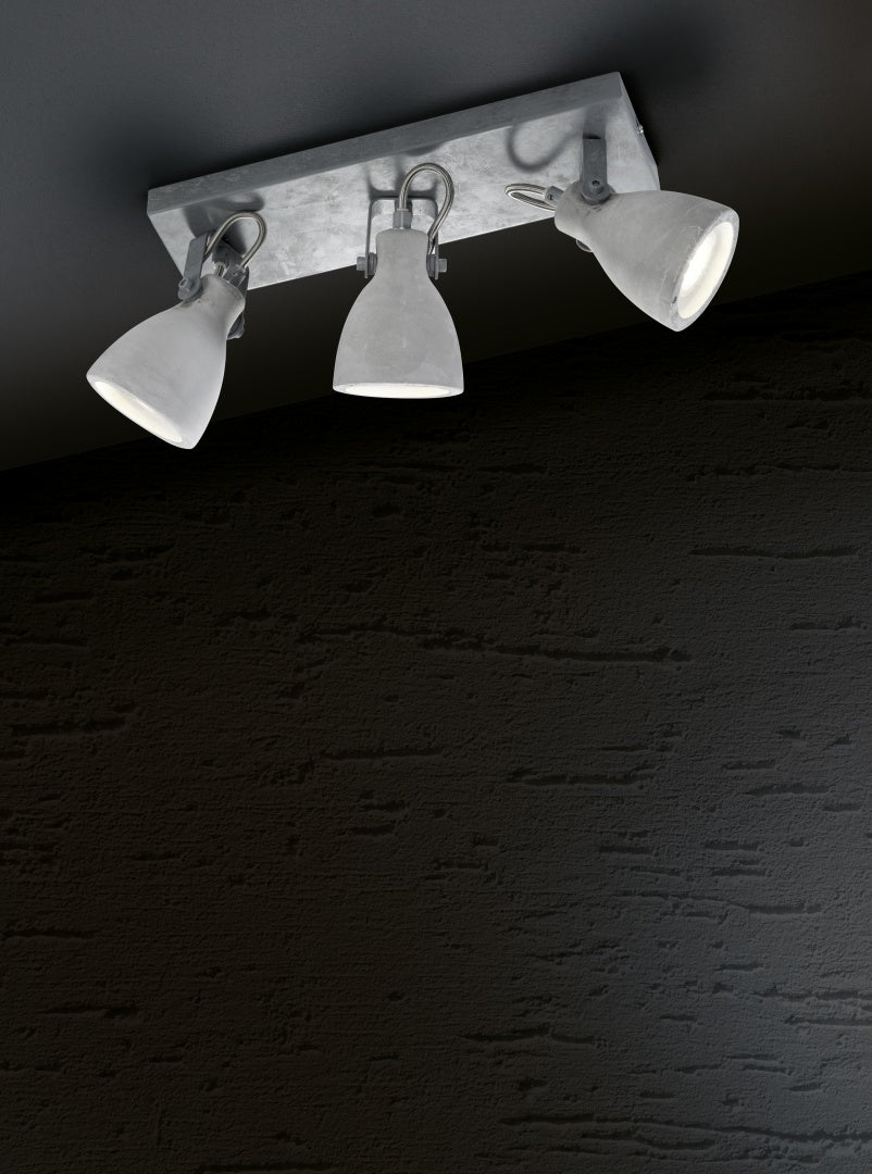 Foco Trio Concrete LED look 3000K 35cm 802500378