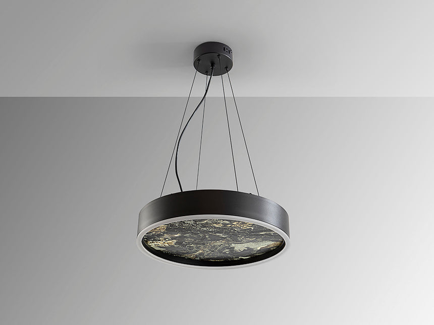 Schuller Stone Lámpara de techo colgante LED CCT negro 40D 803014