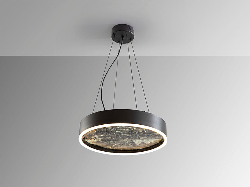 Schuller Stone Lámpara de techo colgante LED CCT negro 40D 803014