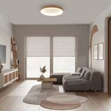 Mantra Niseko II Plafón LED Dimable 50cm madera 8587