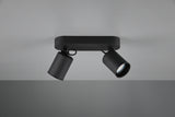 Trio Pago Foco de metal negro mate 803500232