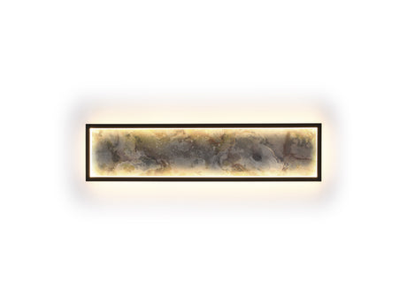Plafón/Aplique de pared Schuller Stone LED negro y gris CCT ambiente