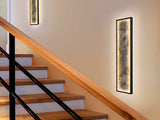 Plafón/Aplique de pared Schuller Stone LED negro y gris CCT 803526