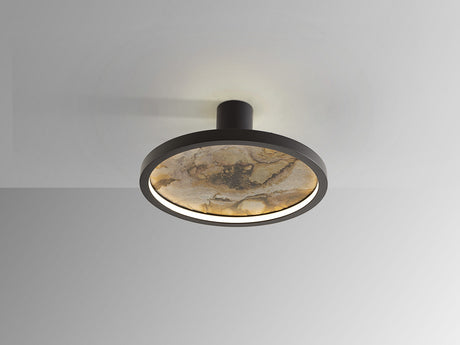 Plafón/Aplique de pared Schuller Stone LED negro y gris CCT Ø32cm vista 2